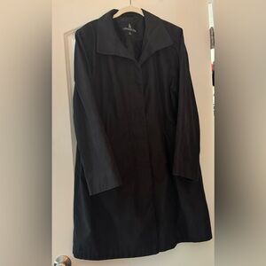 London Fog Black Trench Coat
